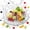 1PCS, variant on Self Spinning Berry Washing Bowl with Drain Holes, Automatic 360° Fruit & Vegetable Washer with Drainage, 60° Vortex Cleaning, Multipurpose Kitchen Colander for Berries Vegetables