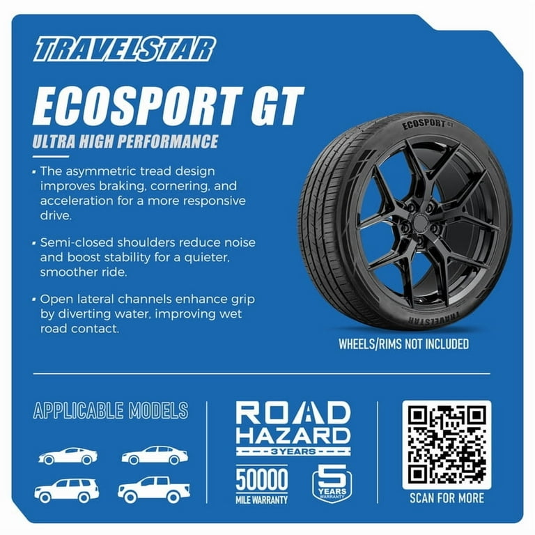 Travelstar Ecosport GT 275/40ZR20 275/40/20 Load Range XL 106W