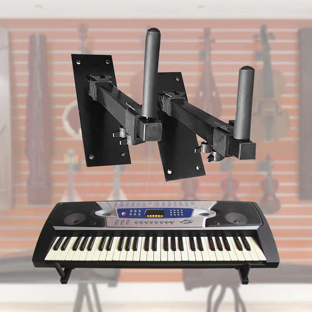 LeeQinersw 2 Pieces Wall Hook Holder, Stand Guitar Hanger Display Stand Portable Adjustable For Wall