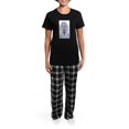 thumbnail image 4 of CafePress - Cat Bride Women's Dark Pajamas - Women's Short Sleeve Print T-Shirt and Pants Dark Cotton Pajama Set, 4 of 7