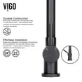 thumbnail image 6 of VIGO Gramercy Single Handle Pull-Down Spout Kitchen Faucet in Matte Black, 6 of 12