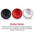 thumbnail image 3 of 3Colors Camera Quick Release Button, 3pcs Universal Aluminium Alloy Camera Shutter Release Buttons with Concave Surface, 3 of 9