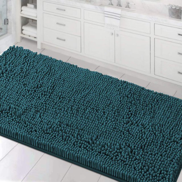 Alfombras de baño H.VERSAILTEX, alfombrillas de baño antideslizantes de felpilla, 60 x 120 cm