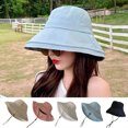 thumbnail image 1 of Neinkie Femmes Packable Réversible Chapeau de Seau UV Protection Solaire Large Bord Été Plage Casquette, 1 of 7
