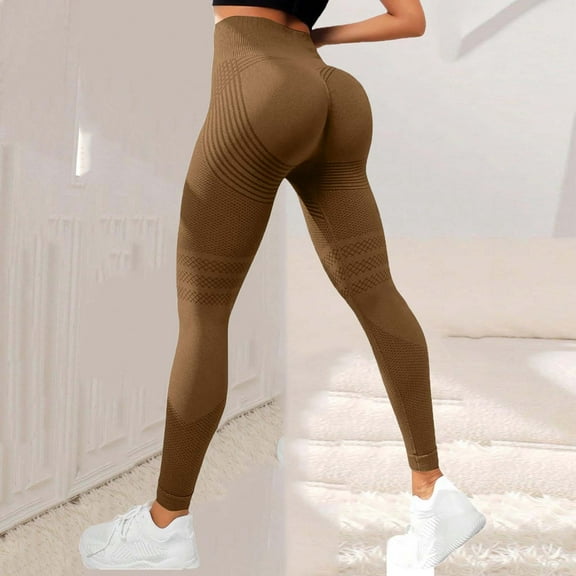 Pxiakgy Scrunch Butt Lifting Leggings for Women Impact Gym Seamless Workout Leggings Mid Waist Tummy Control Yoga Pants Thick High Waist Yoga Pants With Pockets Workout Running Yoga Leggings for Wome
