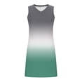 thumbnail image 6 of Cute Summer Dresses For Women Casual Midi Dresses For Women Women's Summer Fashion Printing Sleeveless V-Neck Dress Army Green XL, 6 of 7