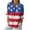 Wine, variant on 4th of July Shirts for Women Button Down Stars Striped Print Rolled Long Sleeve Collared Blouses Festive Outfits (XL, Wine)