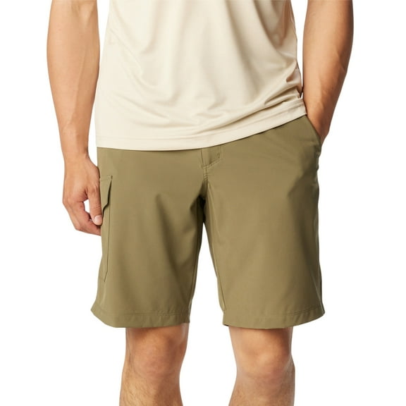 Columbia Mens Regular fit Cargo Shorts 34 Green Solid
