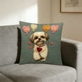 thumbnail image 5 of Wozhuo Cute Dog Pillow Cover Cushion Cover Rectangular Sofa Decorative Pillow Cover Easter Home Decor, 5 of 6
