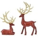 thumbnail image 5 of Decoración navideña, adornos navideños, regalos navideños, artesanías de resina navideña, estilo europeo y americano, galvanoplastia, pareja de ciervos, sala de estar, mueble de TV, muebles para el ho, 5 of 5