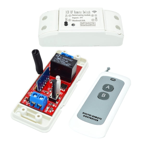 Tablero inteligente de Módulo de Retransmisión Módulo de 433MHz + Interruptor Teledirigido 6 Zulema Módulo de Interruptor de Retardo Inalámbrico