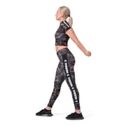 NEBBIA Crop Top Active Black 568