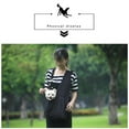 thumbnail image 3 of Greeniant Bolsa de transporte para mascotas Oxford perro cachorro Animal Crossbody bolsas transpirable frontal pecho portador solo hombro mochilas lavables Suministros para perros Negro METRO Greeniant PT001567-01, 3 of 6
