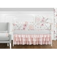 thumbnail image 3 of Sweet Jojo Designs Watercolor Floral Pink Grey and White Baby Play Mat, 3 of 4