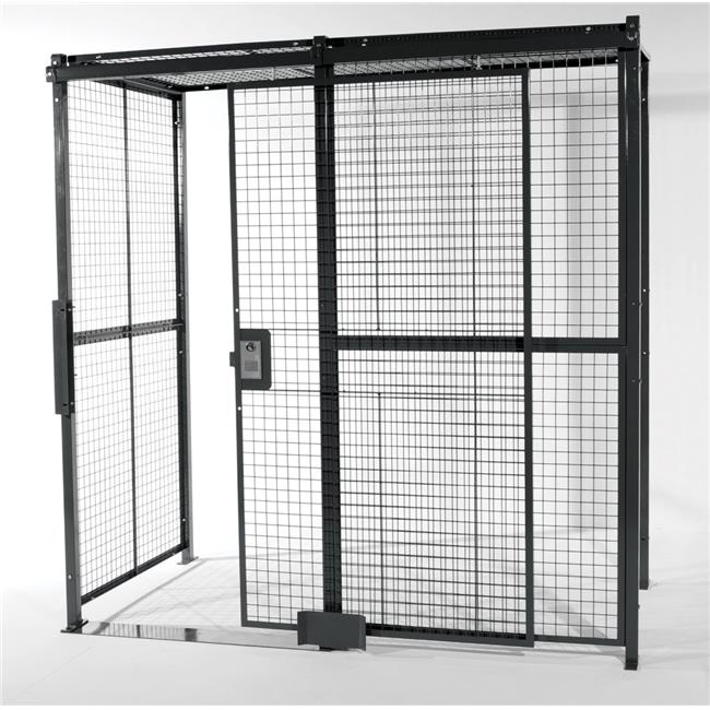 4 Sided Wire Cage with Sliding Door, Ceiling 10 x 10 in.