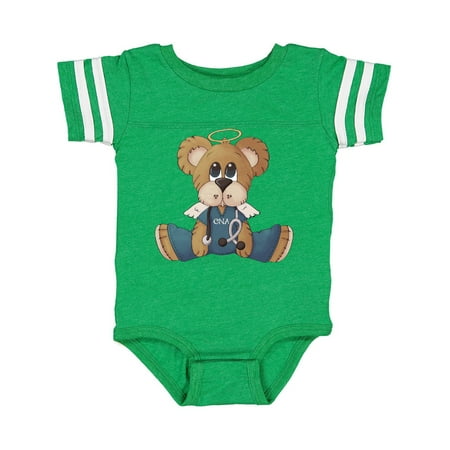 

Inktastic Male CNA Teddy Bear Gift Baby Boy Bodysuit