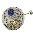 thumbnail image 4 of Automatic Flywheel Date at 6 3 Hands Moon Phase Skeleton Mechanical Watch Movement Spare Part, 4 of 6