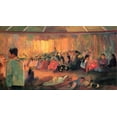 thumbnail image 2 of Gauguin, Paul 14x9 White Modern Wood Framed Museum Art Print Titled - House Of Hymns, 2 of 4