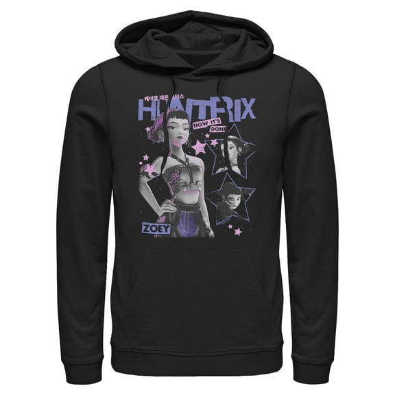 Mens KPop Demon Hunters Pop Star Huntrix Zoey Lightweight Hoodie
