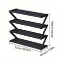 thumbnail image 2 of Z-Shaped Shoe Rack Home Indoor Multi-Layer Dormitory Wall Simple Shoes Storage Rack Multifunctional Storage Rack 4-Tier Floor-Mounted Multi-Layer Shoe Rack, 2 of 8