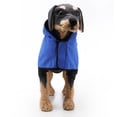 thumbnail image 5 of Albornoz de microfibra para perros - Albornoz absorbente para perros para secarse después de nadar, bañarse o salir bajo la lluvia (M-Azul), 5 of 5