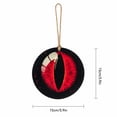 thumbnail image 4 of Spooky Halloween Wooden Eyeball Hanging Ornaments, Luminous Glow In Dark Creepy Eye Decor, Horror Pendant for Front Porch, Door, Tree, Halloween Party Decoration, 4 of 9