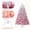 4.5, variant on Pre-Lit Pink Ombre Snow-Flocked Artificial Christmas Tree - 100 RGB & Warm White LED Lights - 300 Branch Advice, Collapsible Metal Stand - Indoor/Outdoor Xmas Decor - Color: 4.5