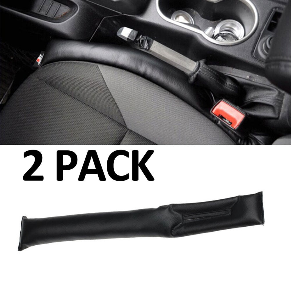 Car Seat Gap Filler 2 PACK Gap Filler Stop the Drop in Car Seat Gap FREE  Eyeglass Pouch As Seen on TV (Black) 