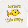 thumbnail image 4 of Inktastic Auntie's Little Guppy- cute yellow fish Boys or Girls Toddler T-Shirt, 4 of 5