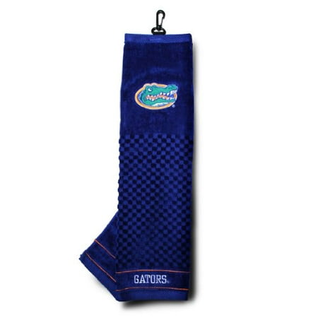 Team Golf NCAA Florida Gators Embroidered Golf Towel Checkered Scrubber ...