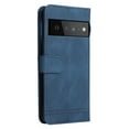 thumbnail image 4 of TECH CIRCLE Wallet Case for Google Pixel 8 Pro 6.7" 2023, Premium PU Leather Slim Fit Cards Holder Cover Hand Wrist Shoulder Strap Stand Case Cover for Google Pixel 8 Pro - Blue, 4 of 11