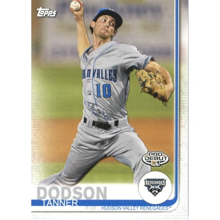 2019 Topps Pro Debut #94 Tanner Dodson Hudson Valley Renegades Baseball (Best Of Hudson Valley 2019)