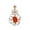 Black Rhodium, variant on Carnelian Gemstone Pendant