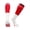 Scarlet/White, variant on End Zone Football Socks Long Over the Calf (Dark Green/White, X-Large)