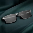 thumbnail image 3 of 2026 Square Frame Stainless Steel High-Definition Nylon Polarized Sunglasses for Men, UV Protection Sunglasses for Women, 3 of 5
