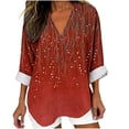 thumbnail image 3 of Neewe Womens Long Sleeve Shirts Casual Summer Fashion Ladie Tops Loose Fit Spring Lightweight Clothes Beach Vacation, 3 of 5