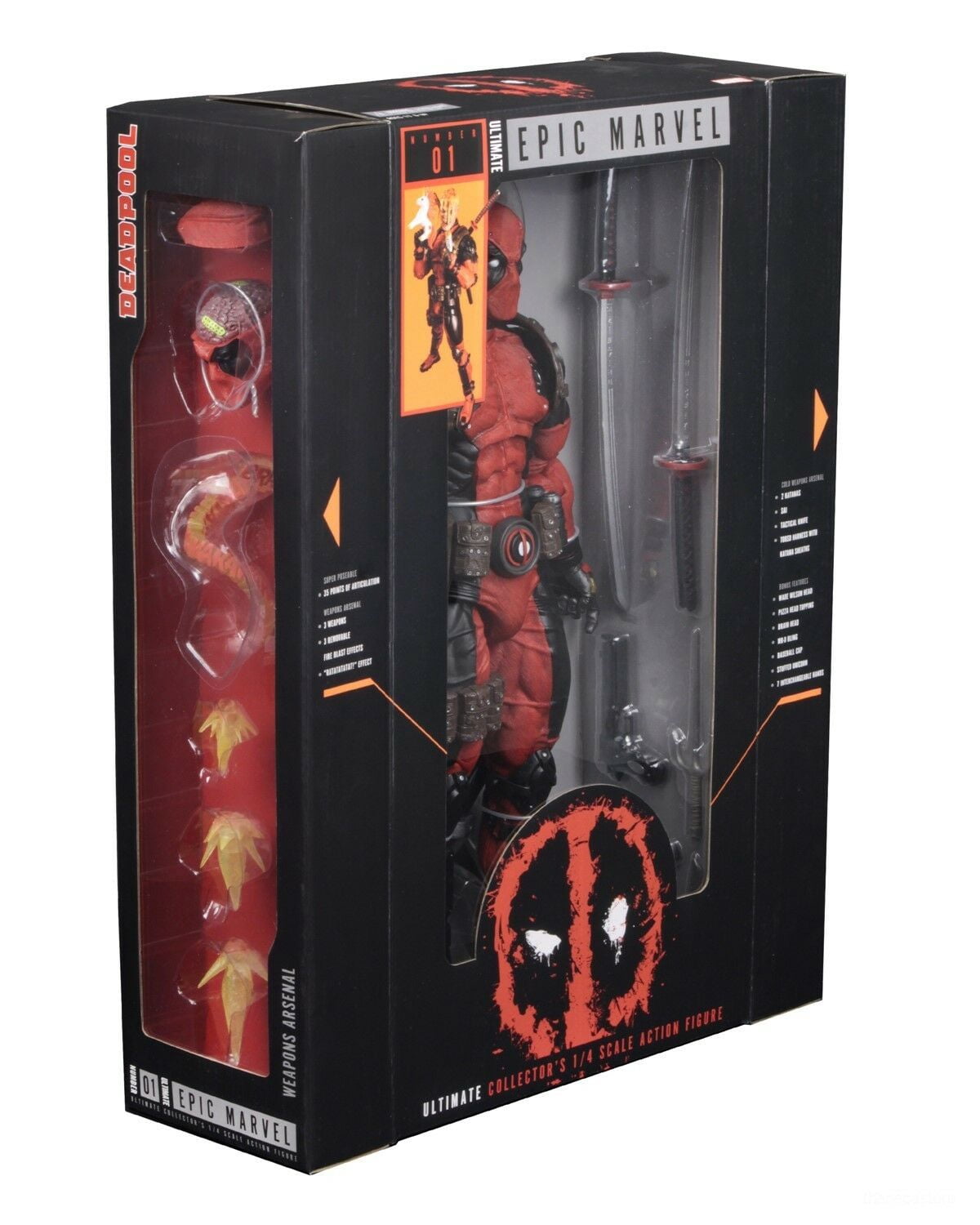 Marvel Classics - 1/4 Scale Action Figure - Ultimate Deadpool - NECA / Marvel