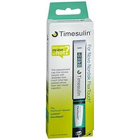 Timesulin Pen Cap For Novo Reduces Anxiety Insulin Injection Nordisk FlexTouch 1 ct