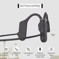 thumbnail image 2 of Inadays Premium Bone Conduction Headphones Open Ear Wireless Bluetooth Earphone Waterproof Sports Headsets with Mic Earphones for iPhone Android, Black, 2 of 7