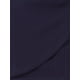 thumbnail image 5 of Vestido envolvente INSPIRE CHIC para mujer, con mangas 3/4, escote en V, elegante y casual, midi, para invitadas de boda, tamaño S, azul oscuro, 5 of 6
