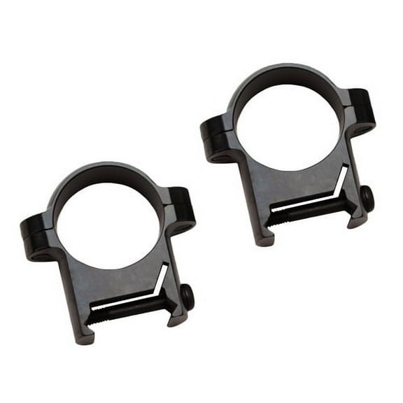 Burris Zee Rings, 1" Medium Steel Scope Rings, Weaver, Gloss Black - 420081