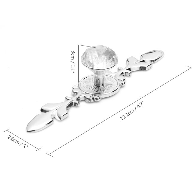 Tiradores De Cristal De Diamante De Cristal Moderno, Tirador De Cajón Para Armario, Tirador De Puerta De Armario, Tiradores De Cajón, Tiradores, Tiradores De Puerta De Armario, Cajón Monstrate HA026111-02