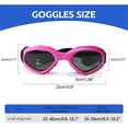 thumbnail image 3 of UOSIA 2 Pcs Pet Sunglasses and Helmet Set Dog Bicycle Helmet with Ear Holes,S,Pink, 3 of 6