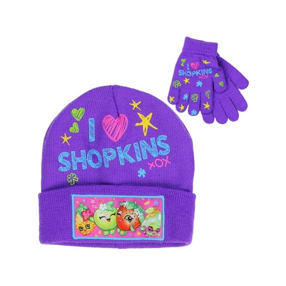 Shopkins I Heart Shopkins Beanie and Glove Set