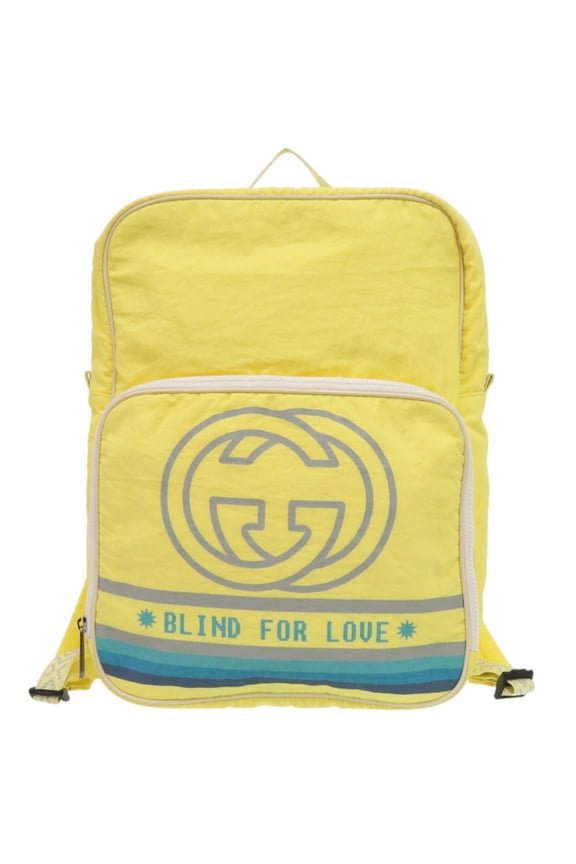 Pre-Owned Gucci Interlocking G Blind for Love 536724 yellow...