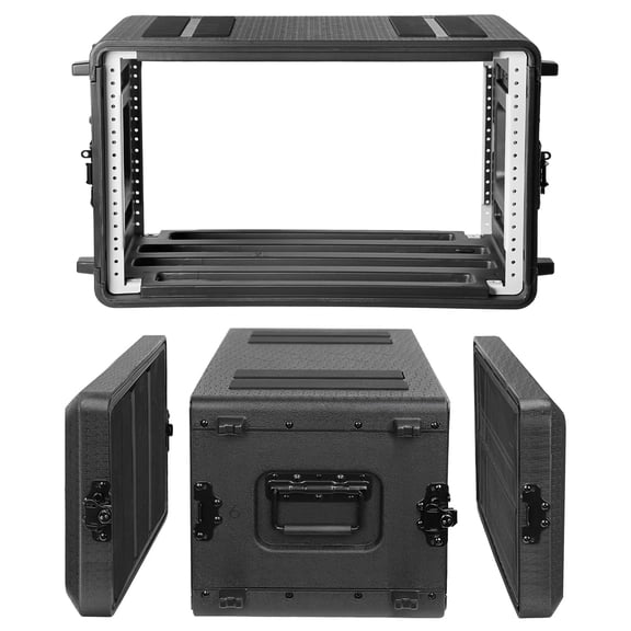 Rack Case Diandian 6U Shallow, 30 cm de profundidad, 19 pulgadas, montaje en rack