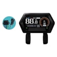 thumbnail image 1 of Pantalla LCD para Bicicleta Eléctrica M9, 24 V-72 V, Medidor de Color LCD para Moto de Nieve, Velocímetro LCD SM5+2PIN, 1 of 1