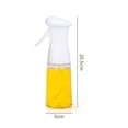 thumbnail image 3 of Oil Sprayer for Cooking Refillable Olive Oils Dispenser Spray Versatile Vinegar Spritzer Bottle Food Grade PET Oil Spray Bottle Plastic for Air Fryer Kitchen BBQ Salad Baking 7Oz/200ML White, 3 of 6