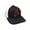 Black With White Mesh, variant on Maine Lobster State Pride Trucker Mesh Hat- Black Heather, Black Mesh