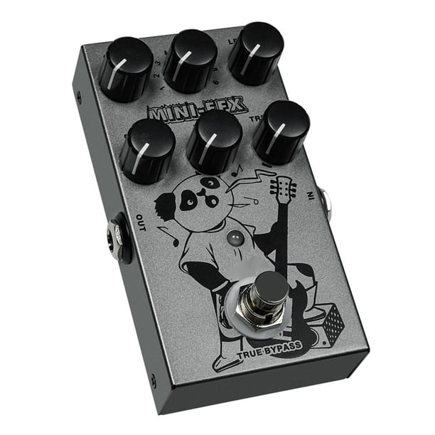 Pedal De Distorsión Overdrive De Guitarra, Fácil De Instalar Pedal De Sonido De Guitarra Distorsión Overdrive 9 Tonos Para Rendimiento